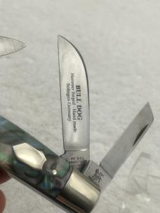 Bull Dog 4 Blade Congress Pocket Knife 1997 Hammer Forged Hand Made In Solingen Germany