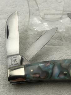 Bull Dog 4 Blade Congress Pocket Knife 1997 Hammer Forged Hand Made In Solingen Germany