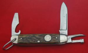 Official BSA #1494 Remington #4783 Boy Scout Knife 3-Blade Circa 1934-1939 (36A)