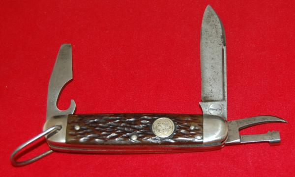 Official BSA #1494 Remington #4783 Boy Scout Knife 3-Blade Circa 1934-1939 (36B)