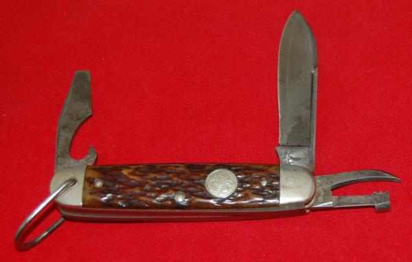 Official BSA #1494 Remington #4783 Boy Scout Knife 3-Blade Circa 1934-1939 (36C)