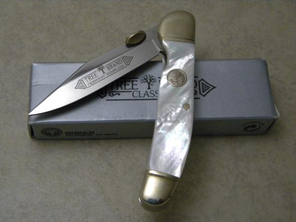 Boker Tree Brand Solingen Germany Pearl Linerlock Knife NIB