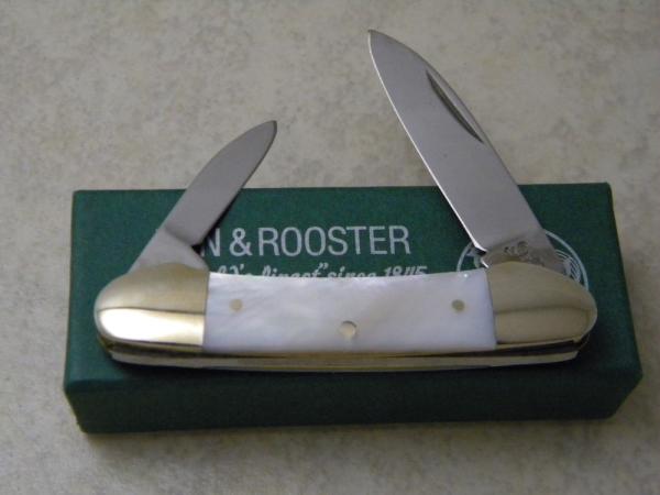 Hen and Rooster Bertram Cutlery Solingen 102MOP Mini Canoe Knife NIB