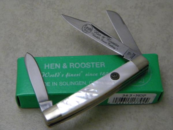 Hen and Rooster Bertram Cutlery Solingen 363 MOP Stockman Knife NIB