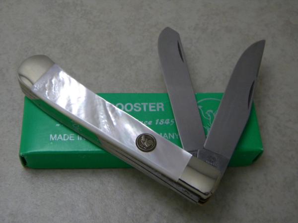 Hen and Rooster Bertram Cutlery Solingen 312 MOP Trapper Knife NIB
