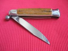 VINTAGE Italian RAPID One Hand Opening STAG Handle Knife - New Old Stock