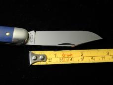 Great Eastern Cutlery GEC Smooth Blue Agate ESPL Engineer Knife 321224 NIT Made In USA