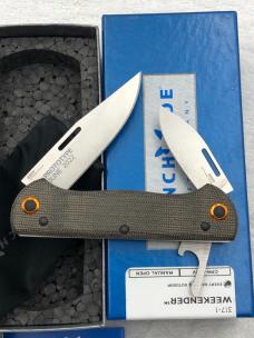 Benchmader 317-1 Weekender Prototype June 2022 Slip Joint Made In USA New In Box