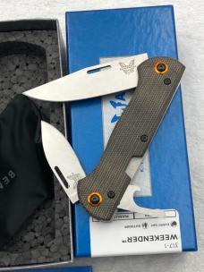 Benchmader 317-1 Weekender Prototype June 2022 Slip Joint Made In USA New In Box