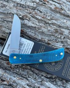 CASE XX ** 2024 CARIBBEAN BLUE SAWCUT JIG BONE SOD BUSTER JR
