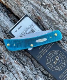 CASE XX ** 2024 CARIBBEAN BLUE SAWCUT JIG BONE SOD BUSTER JR