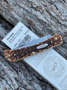 CASE XX ** 2024 AMBER CS PEACH SEED JIG SOD BUSTER JR