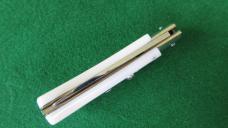AKC Italy SPEED HUNTER Automatic Lock Back White Scales MINT !