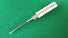 AKC Italy SPEED HUNTER Automatic Lock Back White Scales MINT !
