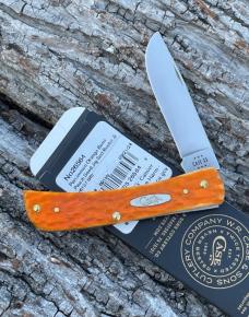 CASE XX ** 2024 PERSIMMON ORANGE PEACH SEED JIGGED BONE SOD BUSTER JR