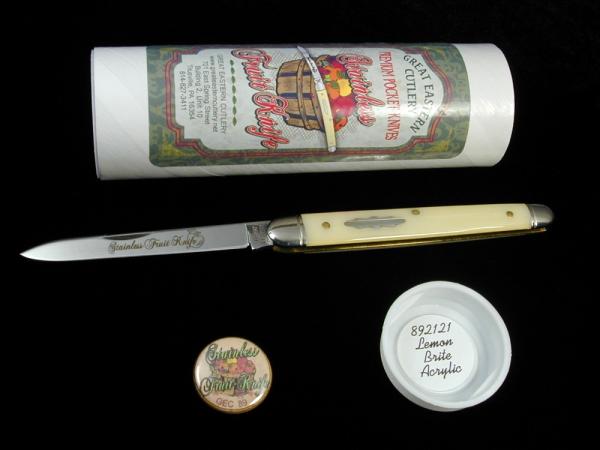 Great Eastern Cutlery GEC Smooth GID Lemon Brite Acrylic Fruit Knife 892121 Stainless Blade 1 of 426