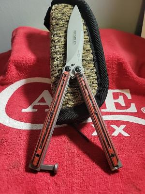 BRADLEY CUTLERY CO USA BUTTERFLY KNIFE