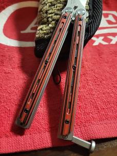 BRADLEY CUTLERY CO USA BUTTERFLY KNIFE