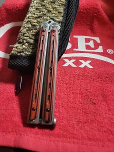BRADLEY CUTLERY CO USA BUTTERFLY KNIFE