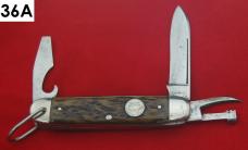 12 Official Boy and Girl Scout Knives – Remington + Pal + Display Box – Wonderful Starter Collection