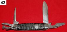 12 Official Boy and Girl Scout Knives – Remington + Pal + Display Box – Wonderful Starter Collection