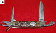 12 Official Boy and Girl Scout Knives – Remington + Pal + Display Box – Wonderful Starter Collection