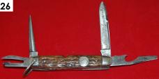 12 Official Boy and Girl Scout Knives – Remington + Pal + Display Box – Wonderful Starter Collection