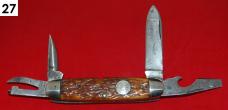 12 Official Boy and Girl Scout Knives – Remington + Pal + Display Box – Wonderful Starter Collection