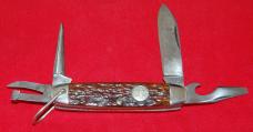 Official BSA #1466 Remington #RS3333 Boy Scout Knife Circa 1935-1939 +Store Display Box (30)