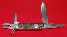 Official BSA #1466 Remington #RS3333 Boy Scout Knife Circa 1935-1939 +Store Display Box (32)