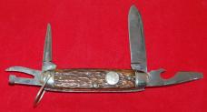 Official BSA #1466 Remington #RS3333 Boy Scout Knife Circa 1935-1939 +Store Display Box (33)