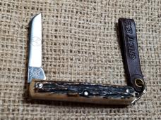 Great Eastern Cutlery Sambar Stag Keychain Knife. Stainless Steel, New in Tube, GEC 052121 Gorgeous!