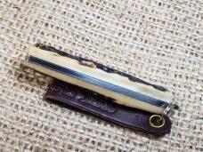 Great Eastern Cutlery Sambar Stag Keychain Knife. Stainless Steel, New in Tube, GEC 052121 Gorgeous!