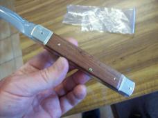 Vintage Hubertus Oversize 14 W/Kriss Blade Ritter Factory UNUSED Rosewood Beauty!