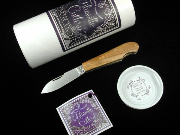 Titusville Cutlery Holy Land Olivewood EZ Open Little Man Shadow Jack Knife 1 of 35 COA USA Made Titusville Cutlery Holy Land Olivewood EZ Open Little Man Shadow Jack Knife 1 of 35 COA USA Made