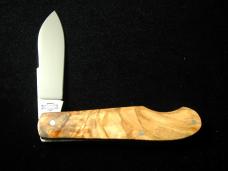 Titusville Cutlery Holy Land Olivewood EZ Open Little Man Shadow Jack Knife 1 of 35 COA USA Made
