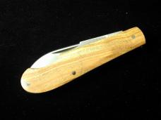 Titusville Cutlery Holy Land Olivewood EZ Open Little Man Shadow Jack Knife 1 of 35 COA USA Made