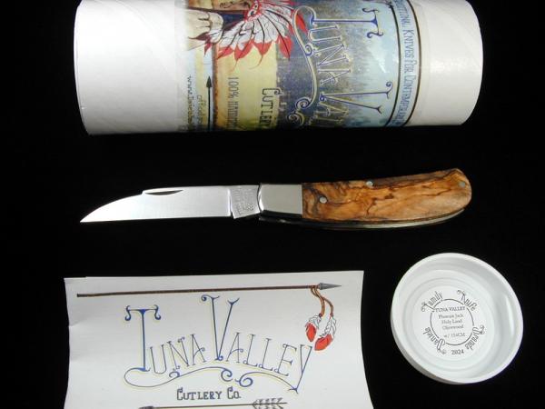 Tuna Valley Cutlery Holy Land Olivewood Phoenix Jack Knife Super Rare 1 of 35 COA USA Made Tuna Valley Cutlery Holy Land Olivewood Phoenix Jack Knife Super Rare 1 of 35 COA USA Made
