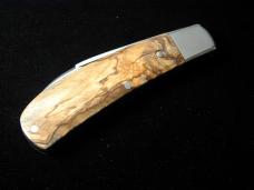 Tuna Valley Cutlery Holy Land Olivewood Phoenix Jack Knife Super Rare 1 of 35 COA USA Made