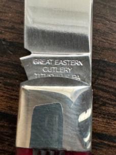 Great Eastern Cutlery #72 Red Wine Jig Bone