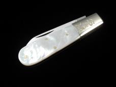 Schatt & Morgan Genuine Mother Of Pearl Barlow Knife Rare 69PNY USA Made New York Tang Stamp