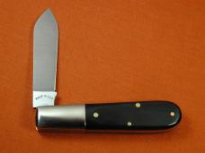 Schatt & Morgan Smooth Buffalo Horn Barlow Knife Rare 69BHNY USA Made New York Tang Stamp