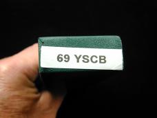 Schatt & Morgan Yellow Smooth Camel Bone Barlow Knife Rare 69YSCB Winchester Ohio Tang Stamp
