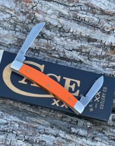CASE XX ** 2023 ORANGE SYNTHETIC SMALL 2 BLADE CONGRESS