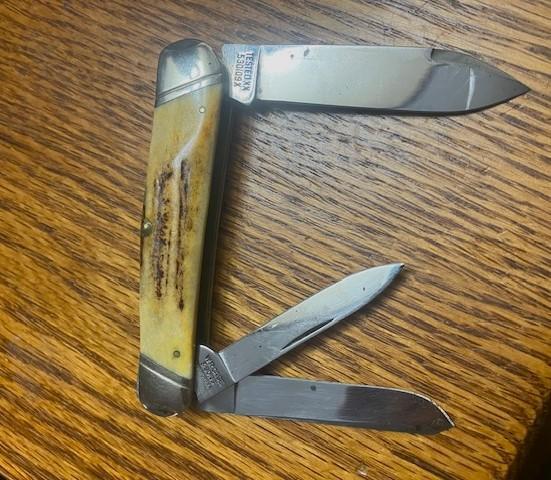 CASE XX BRADFORD STAG HANDLES WHITTLER <CLASSIC ?> CASE XX BRADFORD STAG HANDLES WHITTLER <CLASSIC ?>