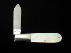 Schatt & Morgan Genuine Mother Of Pearl Barlow Knife Rare 69PNY USA Made New York Tang Stamp