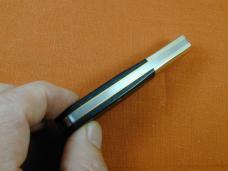 Schatt & Morgan Ebony Wood Barlow Knife By Cooper Cutlery Rare 69 S&M E Made In USA S&W Tang Stamp