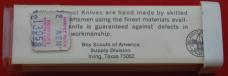 Official BSA #1046 Imperial Boy Scout Knife Simulated Wood +Box 1957-1963 (126)