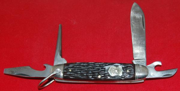 Official BSA #1996 Camillus Boy Scout Knife Black Jigging Circa 1946-1947 (81) Official BSA #1996 Camillus Boy Scout Knife Black Jigging Circa 1946-1947 (81)
