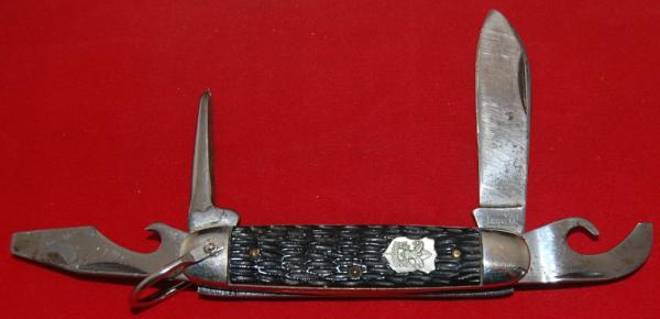 Official BSA #1996 Imperial Boy Scout Knife Providence RI 1953-1958 (118)